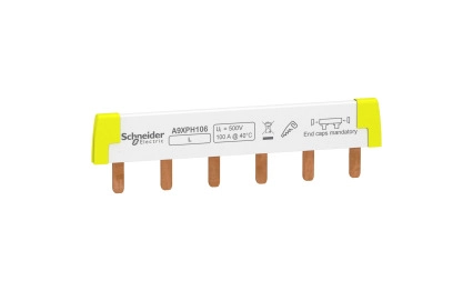 SCHNEIDER ELECTRIC Acti9 comb busbar - 1L+N, 18mm pitch, 24 modules, 100A