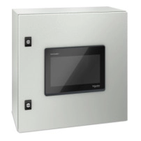 SCHNEIDER ELECTRIC Touch panel, 7", 16M colors, COM x 2, ETH x 1, USB host / device, RTC, DC24V