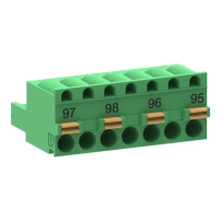 SCHNEIDER ELECTRIC Front and black rotary handle TeSys VARIO / Mini VARIO, 1 to 3 padlocking
