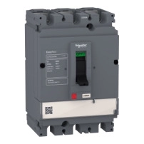 прекъсвач EasyPact CVS160B, 25kA, 415VAC, 125A термомагнитно изключващо у-во, 4P 3d