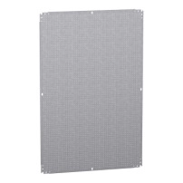 SCHNEIDER ELECTRIC Plain mounting plate H1000xW800mm galvanised sheet steel