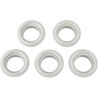SCHNEIDER ELECTRIC Push-button, 4-gang plus, white, glossy, System M