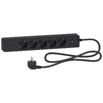 Разклонител 3 гнезда & 2 USB 1,5м. кабел, бял