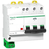 Миниатюрен автоматичен прекъсвач (MCB), Acti9 K60N, 1P, 63A, C крива, 6000A (IEC/EN 60898-1)