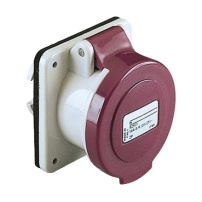 Индустриален контакт за монтаж в табло, Mureva PK, прав, 16A, 2P, 20/25V, IP44