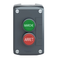 2 PB CONTROL STATION SPRING RET