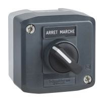 Station plast PB GR/red MARCHE/ARRET