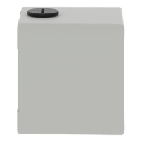 Station plastic grey hinges no hole