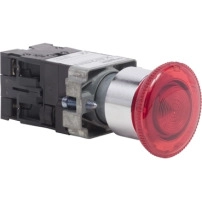 Pilot Light green plast LED lens 400V