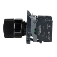 SCHNEIDER ELECTRIC Selector switch, 2 pos., 1NO+1NC