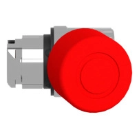 Head E.stop metal red mushr 30mm push