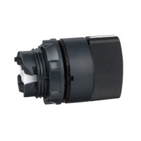 Head PB plast black mushr 40mm push