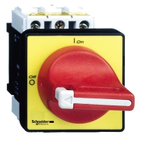SCHNEIDER ELECTRIC Emergency stop switch disconnector - 25A, on door