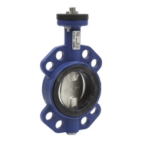 VF208W Butterfly Valve, 2-Way, DN80, Wafer Flanged, 316 Stainless Steel Disc, EPDM Liner, Kvs 375 m?/h, Max ?P 600 kPa