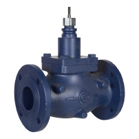 SCHNEIDER ELECTRIC Globe valve VGS211F, for steam, up to 200 °C, 2-Way, flanged, DN65, Kvs 63 m3/h, stainless steel trim, stem down closed /CF-26-02248/