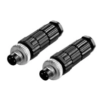 Конектор за свързване на кабели за 2 I/O signals - 2 конектори M8 3 pins