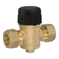 VZ208C Zone Valve, 2-Way, PN16, DN20, 22 mm O/D Compression, Kvs 2.5 m?/h, 2.5 mm Stroke.