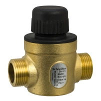 VZ208E Zone Valve, 2-Way, PN16, DN20, G3/4 External Thread, Kvs 4.0 m?/h, 2.5 mm Stroke.