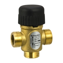 VZ319E Zone Valve, 3-Way, PN16, DN15, G1/2 External Thread, Kvs 0.4 m?/h, 5.5 mm Stroke.