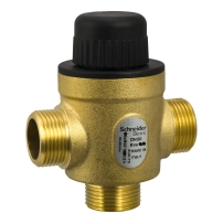 VZ319E Zone Valve, 3-Way, PN16, DN20, G3/4 External Thread, Kvs 6.0 m?/h, 5.5 mm Stroke.