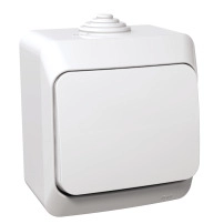 Девиаторен ключ ОМ, бял Switch, 2 way, white