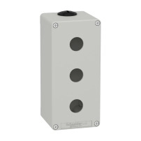 Harmony XAP, XB2 SL, Празна контролна станция, цинкова сплав, сива, M25, 3, 22 mm, 80 x 175 x 77