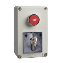 KEY OPERATED CONT STAT 3POS 1NO 1STOP PB