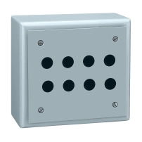 empty control station - XB2-S - metal - 8 openings in 4 columns