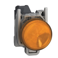 P.light metal orange LED 24 254V ATEX