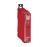 SCHNEIDER ELECTRIC Safety module, estop or guard, 48-240V AC/DC , no inputs, screw