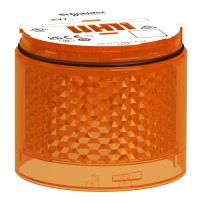 Flashing Orange Colored lens