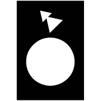 SCHNEIDER ELECTRIC Legend - 30 x 40 mm, black, reverse, slow-fast