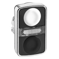 2 ill head PB plast flush 40mm push pull
