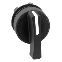 SELEC SWITCH HEAD BLACK 3POS SPRING RET