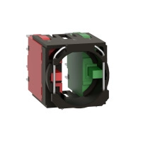 Comp PB/SS contact collar faston 1NO+1NC