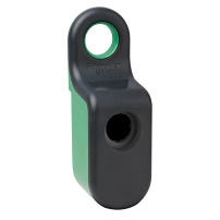 Empty mobile use plast green 1 hole