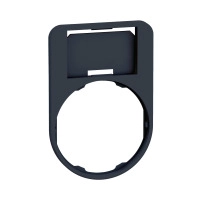 Legend holder 40x60 flush heads plast